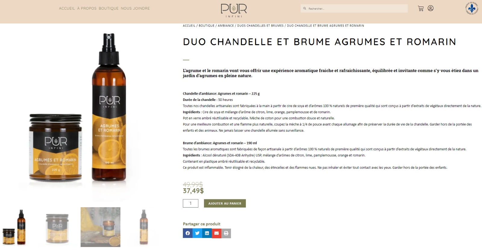 exemple de fiche de produit optimisée