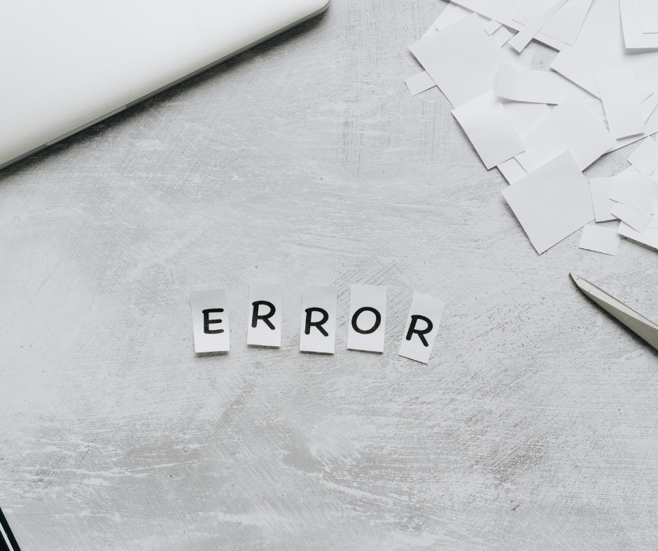 3 erreurs fréquentes sur le web